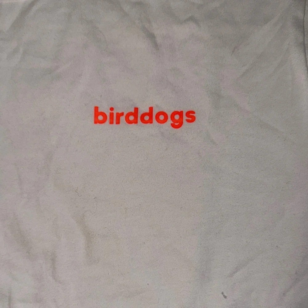 Birddogs White Tee with Red Logo